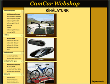 Tablet Screenshot of csomagtarto.camcar.hu
